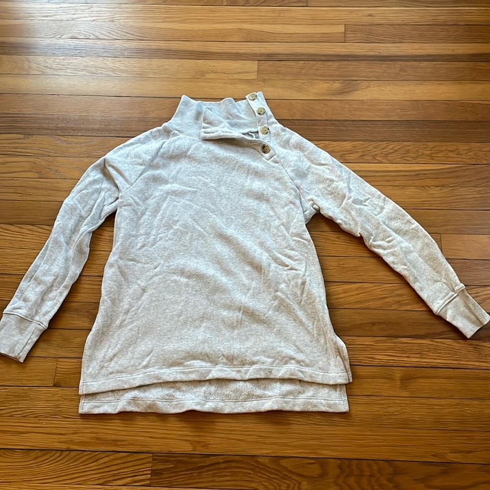 J Crew Grey Heather Sweatshirt